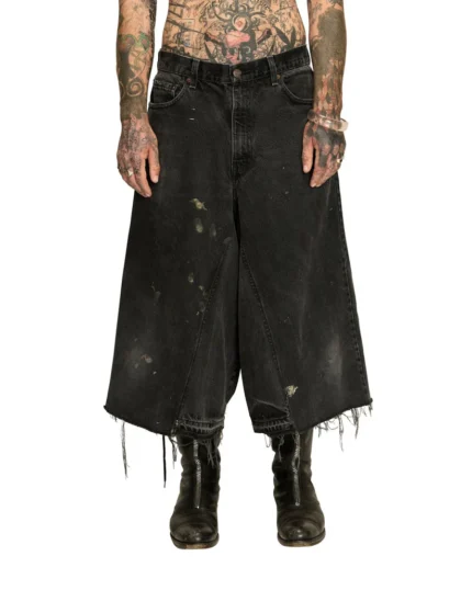 DENIM NBHD SHORT BLK