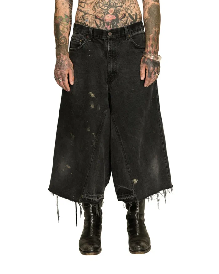 DENIM NBHD SHORT BLK